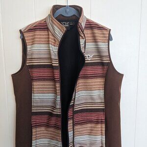 Cowgirl Hardware Soft Shell Serape Vest